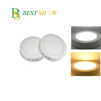 Spot lumineux led carré rond à intensité réglable, ac85-265v, 6w, 12w, 18w, 20w, 24w, 30w,