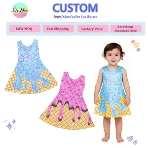 Últimos <span class=keywords><strong>Vestidos</strong></span> <span class=keywords><strong>de</strong></span> Princesa para Bebés Niñas, <span class=keywords><strong>Vestidos</strong></span> <span class=keywords><strong>de</strong></span> <span class=keywords><strong>Fiesta</strong></span> con Patrones Personalizados al por Mayor, Ropa para Niños - Product Image 4