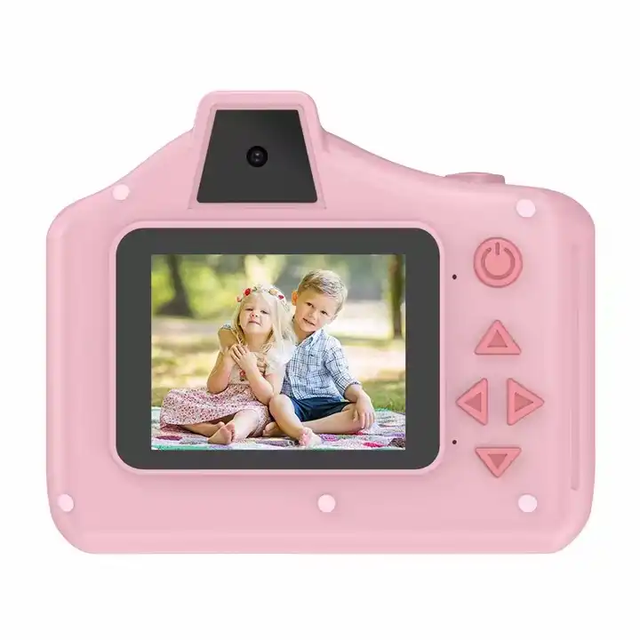 Cute Mini HD Digital Camera for Kids Video Toys with CMOS Imaging Sensor 1-Year Warranty for Children's Birthday Gifts
