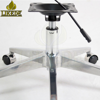 Base de chaise pivotante 5 étoiles en aluminium robuste, base de chaise en métal stable pour le bureau, les jeux et les meubles commerciaux