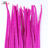 Plumes de carnaval artificielles pour décor de maison, 50-55cm, plumes de queue de faisan, teinte naturelle pour cheveux artisanaux
