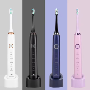 Brosse à dents électrique sonique intelligente, étanche IPX7, de qualité alimentaire, rechargeable, vibrante et automatique - Product Image 1