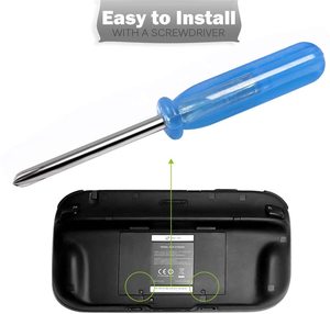 แบตเตอรี่สำรอง3600มิลลิแอมป์ชาร์จไฟได้สำหรับ <span class=keywords><strong>Wii</strong></span> <span class=keywords><strong>U</strong></span> GamePad อุปกรณ์เสริมสำหรับเกมจำเป็น - Product Image 5