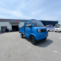 Camionnette électrique utilitaire chinoise neuve pour la livraison, 4 roues, 2 places, avec benne de chargement