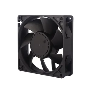 92x92x25 DC 12v 24v 48v 9225 yüksek CFM fırçasız DC su geçirmez aksiyel Fan 92mm dc soğutma fanı