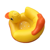 Canard jaune Canapé Bébé Infantile Siège de Soutien, Ours Oiseau Bébé Gonflable Canapé Enfant Dinant la Chaise Accoudoir Canapé