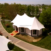 Tente de toit BABERY en PVDF, tentes de glamping écologiques pour hôtels haut de gamme, resorts, retraites, campings en plein air