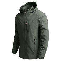Blousons Bomber Légers d'Hiver pour Hommes, Résistants à l'Eau, Coupe-Vent Décontractés d'Automne, Matelassés, Entièrement Zippés, Imperméables, à Capuche pour le Travail