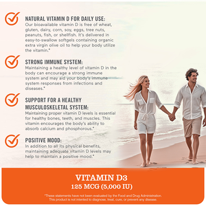 Cápsulas de Gel Suave de Vitamina D3 para Adultos OEM/ODM, Promueven la Función Muscular Saludable, Apoyan la Salud Ósea, Bajo en Azúcar y Grasa, Personalizadas - Product Image 2