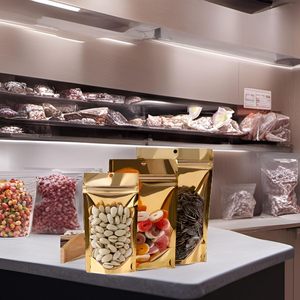 Pochette refermable en mylar imprimée en gravure personnalisée pour le stockage de biscuits, bonbons et sucre avec logo personnalisé - Product Image 6