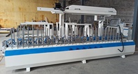 Machine de laminage et d'enrobage multifonctionnelle pour colle PU, film de revêtement, MDF/PVC/WPC/Aluminium/UPVC, machine pour le travail du bois