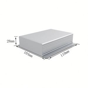 EBM Aluminium <b>Enclosure</b> IP54 Junction Box Wall Mount Custom Electronic <b>Enclosure</b> with Heatsink and Pcb Extrusion Case - Product Image 4