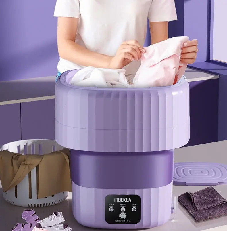 6L 8L HOT SALE Mini Washing Machine in Mini Underwear Mini Portable  Washing Machine 4kg Foldable Small Washing Machine