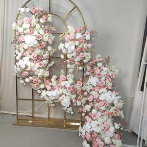 Fleurs décoratives pour événements, fausses fleurs d'angle, arrangement floral <span class=keywords><strong>noir</strong></span>, guirlande florale artificielle pour arche de mariage - Product Image 6