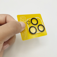Protecteur d'écran pour smartphone, 50 pièces, Film pour objectif de caméra, couverture complète 2.5D Anti-rayure, en verre trempé 9H