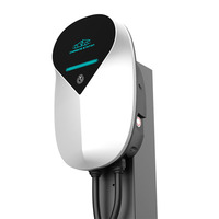 Chargeur mural pour véhicule électrique AC de type 2 de 22 kW avec câble de 10 m, contrôle intelligent par application pour la maison