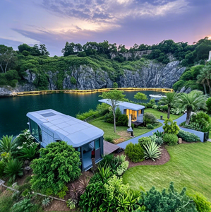 Không gian Công viên hiện đại Nhà chứa bằng thép bền cho chỗ ở dài hạn với bảo hành một năm - Product Image 4