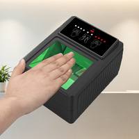 Escáner de Huellas Dactilares Biométrico Óptico Portátil USB de Doble Rodillo FAP60 con Software SDK Apk