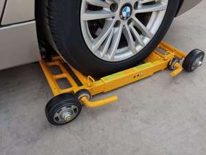 Rueda amarilla <span class=keywords><strong>Dolly</strong></span> puede trabajar en la carretera con un diámetro de 125mm Rueda de núcleo de aluminio Rueda auxiliar deslizante - Product Image 2