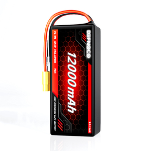 بطارية ليبو ذات حالة صلبة <span class=keywords><strong>6S</strong></span> ، إلى 60 مللي أمبير في الساعة لطائرات بدون طيار بتحكم عن بعد مع موصل xttv - Product Image 1