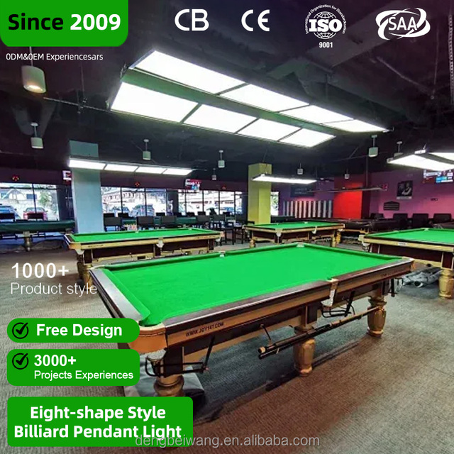 LED Pool Lights Eye protection Lights for Entertainment Venues Table Tennis Rooms Gyms Ball Rooms Pendant Lights Billiard Lamp