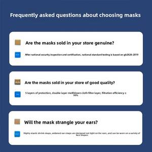 <span class=keywords><strong>Masque</strong></span> demi-visage jetable Luckyman KN95 <span class=keywords><strong>FFP2</strong></span> avec filtre respiratoire et anti-particules - Product Image 4