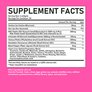 OEM Enhance Immunity Liver Detox Cleanse Softgels Choline Milk Thistle Herbal Liver Detox Cleanse Softgels <b>Supplement</b> - Product Image 2