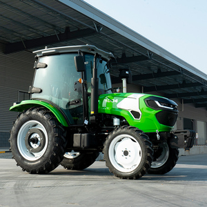 Mini-tracteurs agricoles 60HP 80HP 100HP à cabine, tracteur à roues 4x4, pour ferme, serre, verger, compact et autoporté - Product Image 4