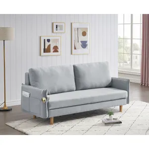 Single folding sofa bed one seat sleeper sofa for small department furniture