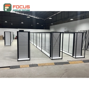 Présentoir moderne pour extensions capillaires, étagère autoportante à plusieurs niveaux, présentoir pour magasin de coiffure - Product Image 3