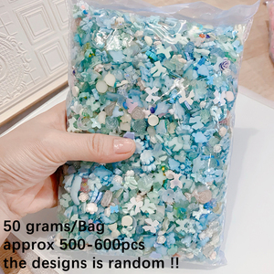 600 Piezas/Bolsa de Adornos de Resina 3D en Forma de Lazo y Flor, Color Rosa Aurora, Surtidos, para Decoración de <span class=keywords><strong>Uñas</strong></span> Acrílicas - Product Image 5