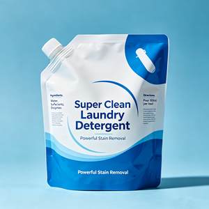 Prix d'usine, sac en film aluminium personnalisé avec logo imprimé, sac à bec verseur, sac stand-up mat pour <span class=keywords><strong>lessive</strong></span> - Product Image 3