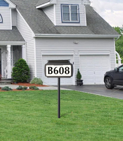 Señal de dirección <span class=keywords><strong>solar</strong></span> Número de casa, Señal de dirección iluminada Impermeable para buzón de puerta de casa de patio - Product Image 4