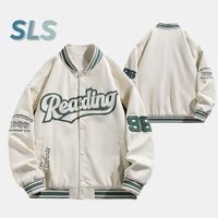 Fabricants de vêtements personnalisé équipe broderie Logo Streetwear Baseball Letterman Veste Wool Varsity Vestes Hombre