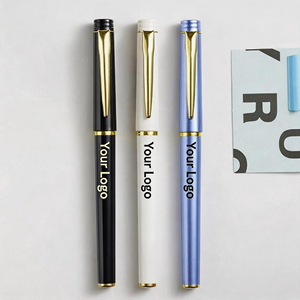 Executive Business Gift: Heavy Weight Luxury Metal Rollerball <b>Pen</b> with Custom Logo - Product Image 2
