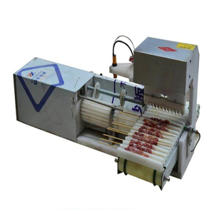 Máquina Eléctrica Comercial de Acero Inoxidable de Alta Capacidad para Hacer Brochetas de Carne, Kebab y Satay, en Venta - Product Image 5