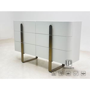 Vente directe d'usine, armoire rectangulaire de qualité supérieure, armoire de rangement en bois blanc vintage pour salon, armoire de rangement en bois - Product Image 4