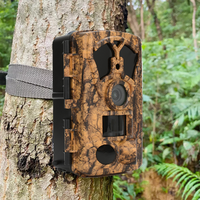 Caméra de surveillance de la faune BSTCAM 4K 48M avec connexion par points et contrôle par application WiFi, portée IR 20m/85ft, télécommande, détection de mouvement, pour extérieur