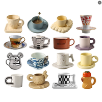 Ensemble de tasses à café en porcelaine fine personnalisées, 200 ml, sans BPA, pour restaurant, hôtel, mariage, cadeau, personnalisation écologique