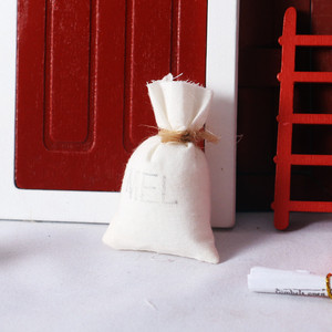 Sac en tissu miniature pour maison de poupée, scène de jeu alimentaire miniature de Noël, accessoires pour poupée figurine Ob11 - Product Image 2