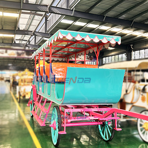 Carruajes Tirados por Caballos Personalizados para Parques de Atracciones, Fabricados por Fabricantes, para Turismo y Transporte Especial - Product Image 1