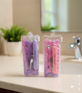 Ensemble de manucure Max Girl, coupe-ongles en plastique portable, sac de style classique, pour adultes - Product Image 2