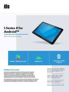 ELO I-Series 4.0ใหม่สีดำ PC <span class=keywords><strong>10</strong></span>.1นิ้ว PCAP Wi-Fi Rockchip 3399 4GB RAM 64GB SSD Flash All-in-one คอมพิวเตอร์ - Product Image 4