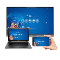 65 75 86 Zoll 20-Punkt 4K LCD-Bildschirm Smart Board für Schulunterricht Flachbildschirme mit OPS