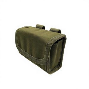 Pochette tactique imperméable en carbone pour 10 cartouches de calibre 12/20G - Product Image 1