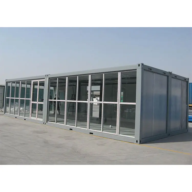 Modern Detachable Prefabricated Flat-Rack Temporary Living Outdoor Prefab House Portable Container Homes