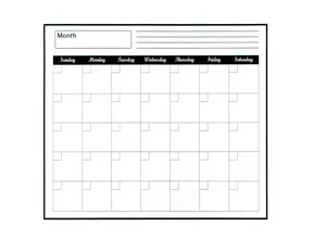 2021 Dry Erase Refrigerator Magnet 30x40 cm Plan Large Calendar Magnetic Whiteboard Board