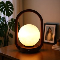 Lampe de table vintage portable minimaliste, lampe de table rechargeable de style palais haut de gamme pour une ambiance élégante