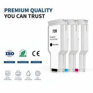 Cartuccia d'<span class=keywords><strong>Inchiostro</strong></span> Compatibile OCBESTJET 300ml 4 Colori per <span class=keywords><strong>HP</strong></span> 728 con Chip Stabile, <span class=keywords><strong>Inchiostro</strong></span> Completo per Stampanti <span class=keywords><strong>HP</strong></span> DesignJet T730 T830 - Product Image 5