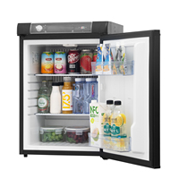 Réfrigérateur à absorption 46L compact, alimenté au GPL/propane/gaz/électricité, à porte unique, pour usage domestique hors réseau, congélateur à gaz